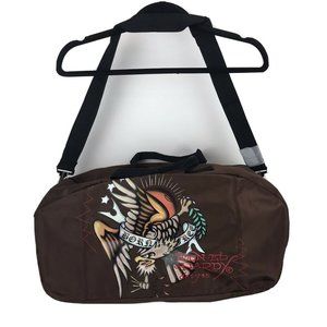 NEW Don Ed Hardy Designs Born Free Duffle Bag Eagl